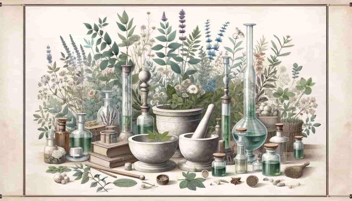 Historia aromaterapii - rośliny i utensylia apteczne